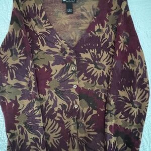 Carol Little size large Marino wool sweater